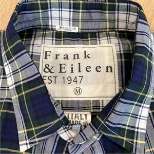 Frank & Eileen Men's Blue Plaid Shirt